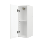 Modern Pre Assembled 250mm fitted kitchen wall unit white gloss