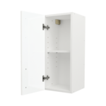 Modern Pre Assembled 300mm fitted kitchen wall unit white gloss