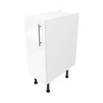 Modern Pre Assembled 300mm fitted kitchen base unit white gloss