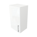 Modern Pre Assembled 400mm fitted kitchen wall unit white gloss