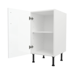 Modern Pre Assembled 450mm fitted kitchen base unit white gloss