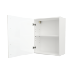 Modern Pre Assembled 600mm fitted kitchen wall unit white gloss