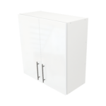 Modern Pre Assembled 700mm fitted kitchen wall unit white gloss