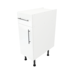 Modern Pre Assebbled Base Drawerline 300mm Fitted Kitchen Unit White Gloss