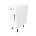Modern Pre Assebbled Base Drawerline 350mm Fitted Kitchen Unit White Gloss