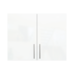 Modern Pre Assembled 900mm fitted kitchen wall unit white gloss