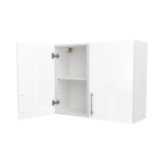 Modern Pre Assembled 900mm fitted kitchen wall unit white gloss