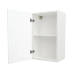 Modern Pre Assembled 450mm fitted kitchen wall unit white gloss