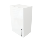 Modern Pre Assembled 450mm fitted kitchen wall unit white gloss